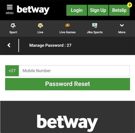 forgot betway login details